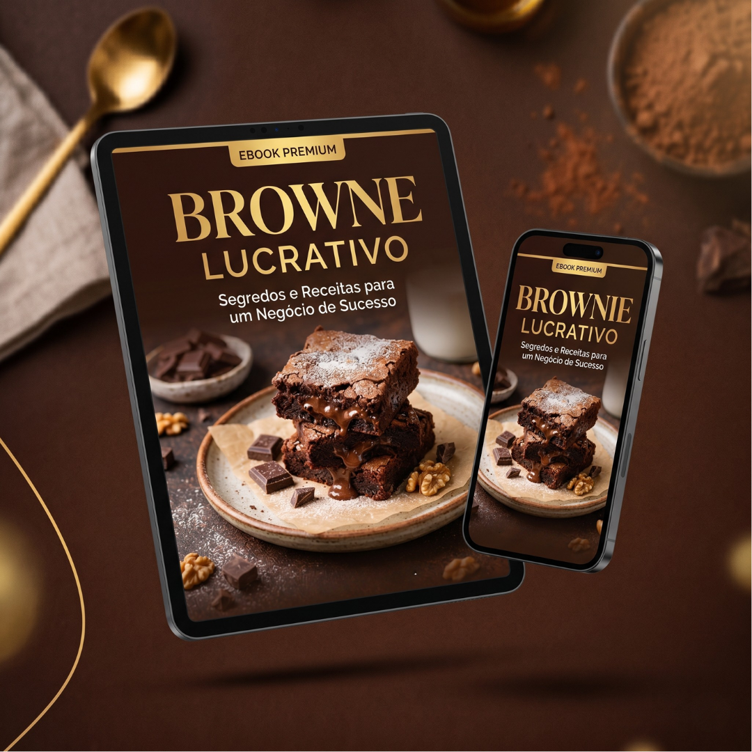 Mockup E-book Brownie Lucrativo